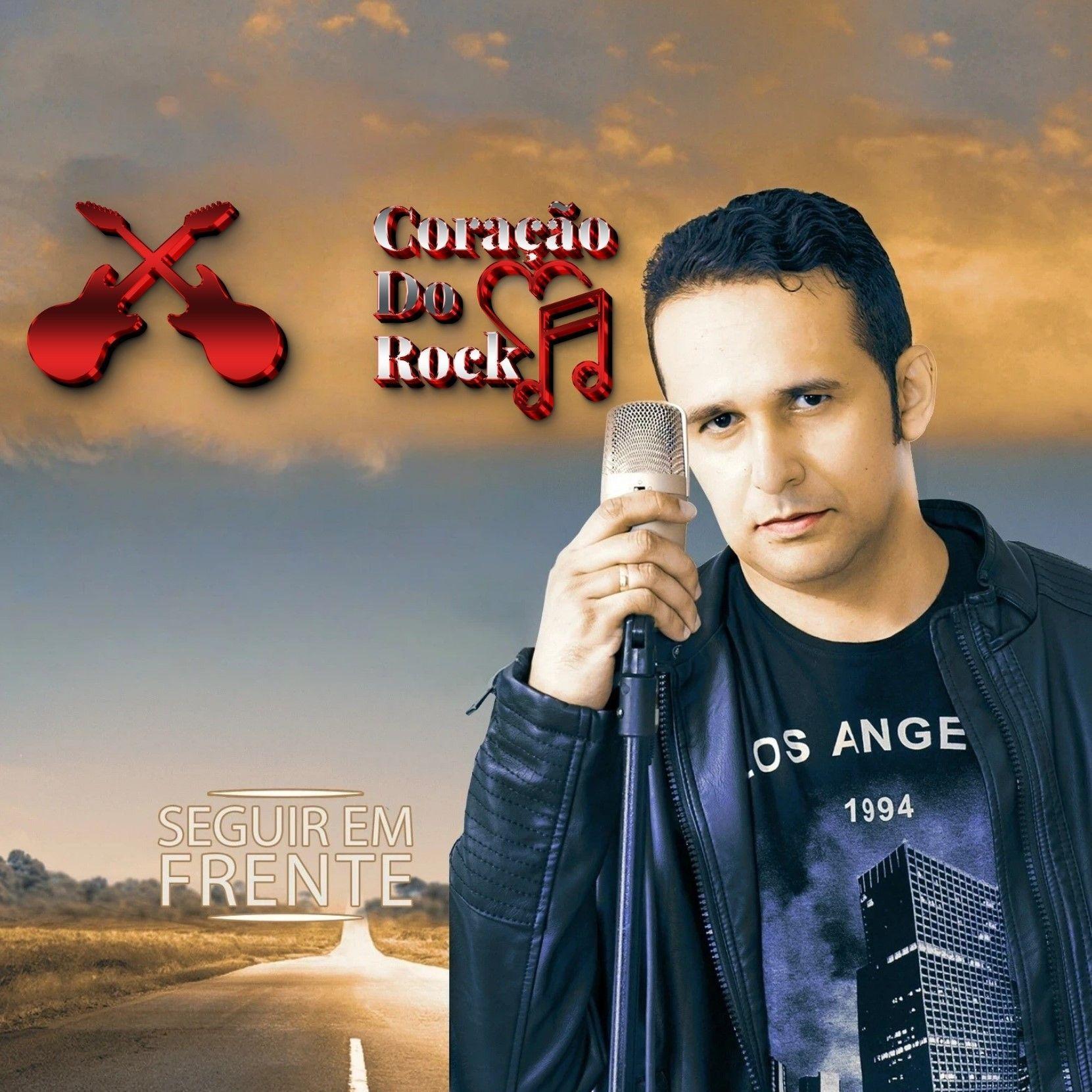 Capa do Álbum "Coração do Rock - Seguir Em Frente", de Kléristhon