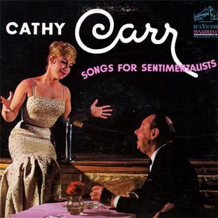 Capa do Álbum "Songs For Sentimentalists", de Cathy carr