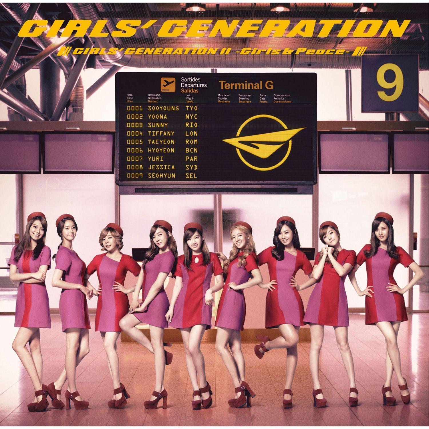 Portada de Álbum "Girls' Generation II ~Girls & Peace~", de Girls' Generation