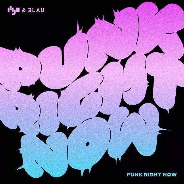 Portada de Sencillo/EP "Punk Right Now (feat. 3LAU)", de HYO