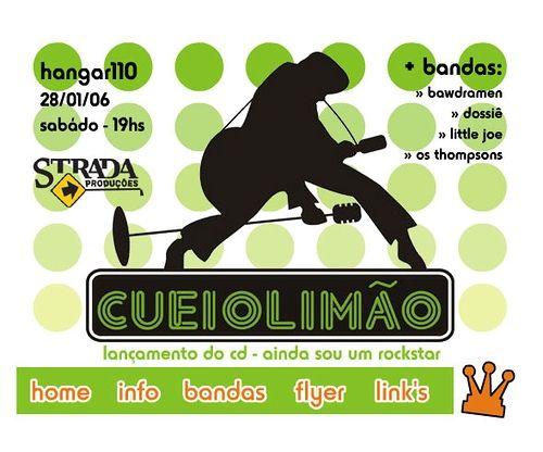 Portada de Álbum "Ainda Sou Um Rockstar", de Cueio Limão