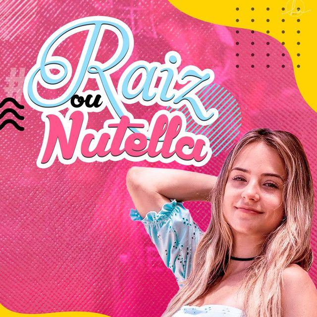 Single/EP cover of "Raíz Ou Nutella" by Gabi Martins