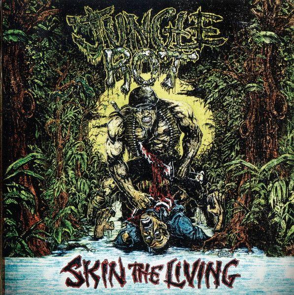 Capa do Álbum "Skin The Living", de Jungle Rot