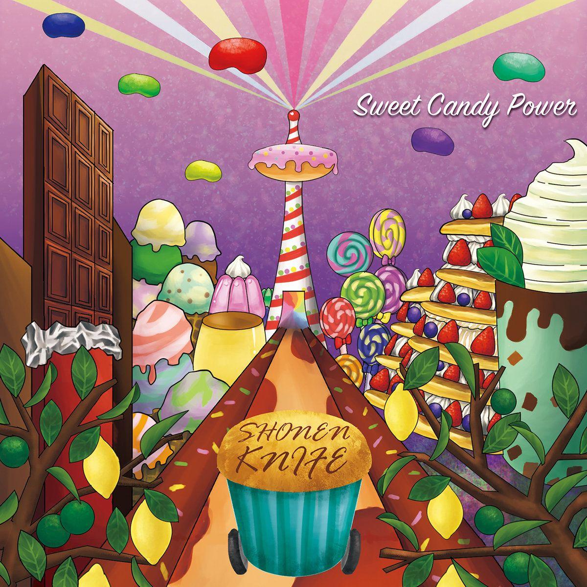 Portada del álbum "Sweet Candy Power", de Shonen Knife