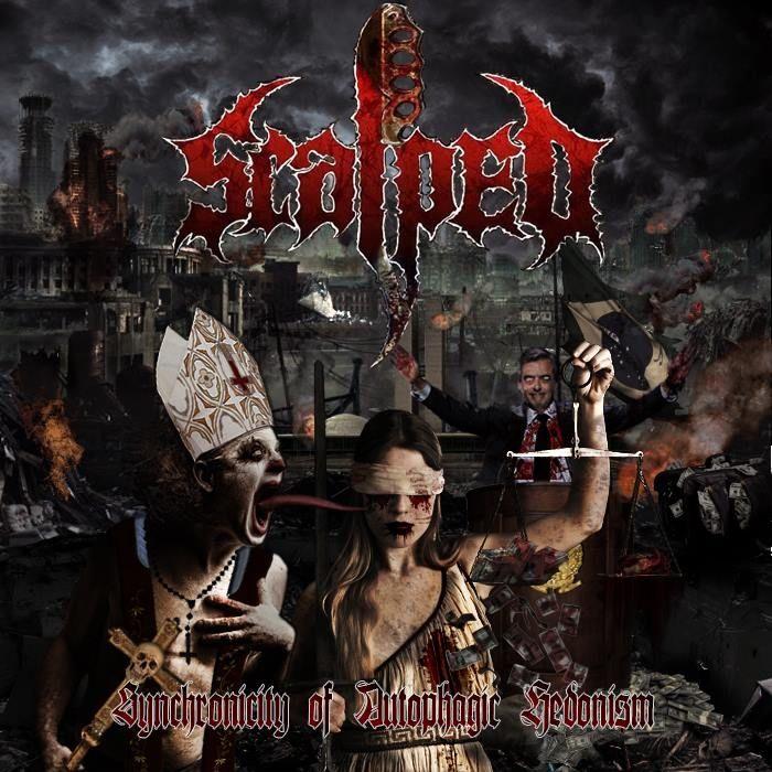 Capa do Álbum "Synchronicity Of Autophagic Hedonism", de Scalped
