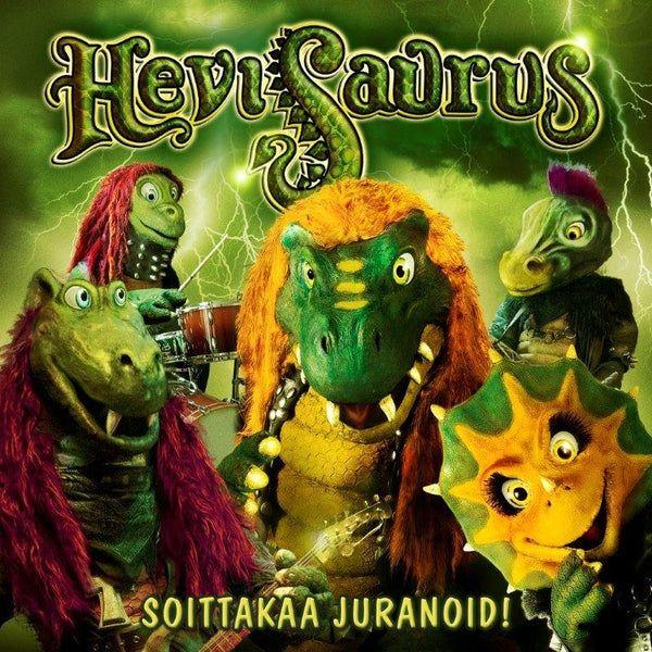 Portada del álbum "Soittakaa Juranoid!", de Hevisaurus