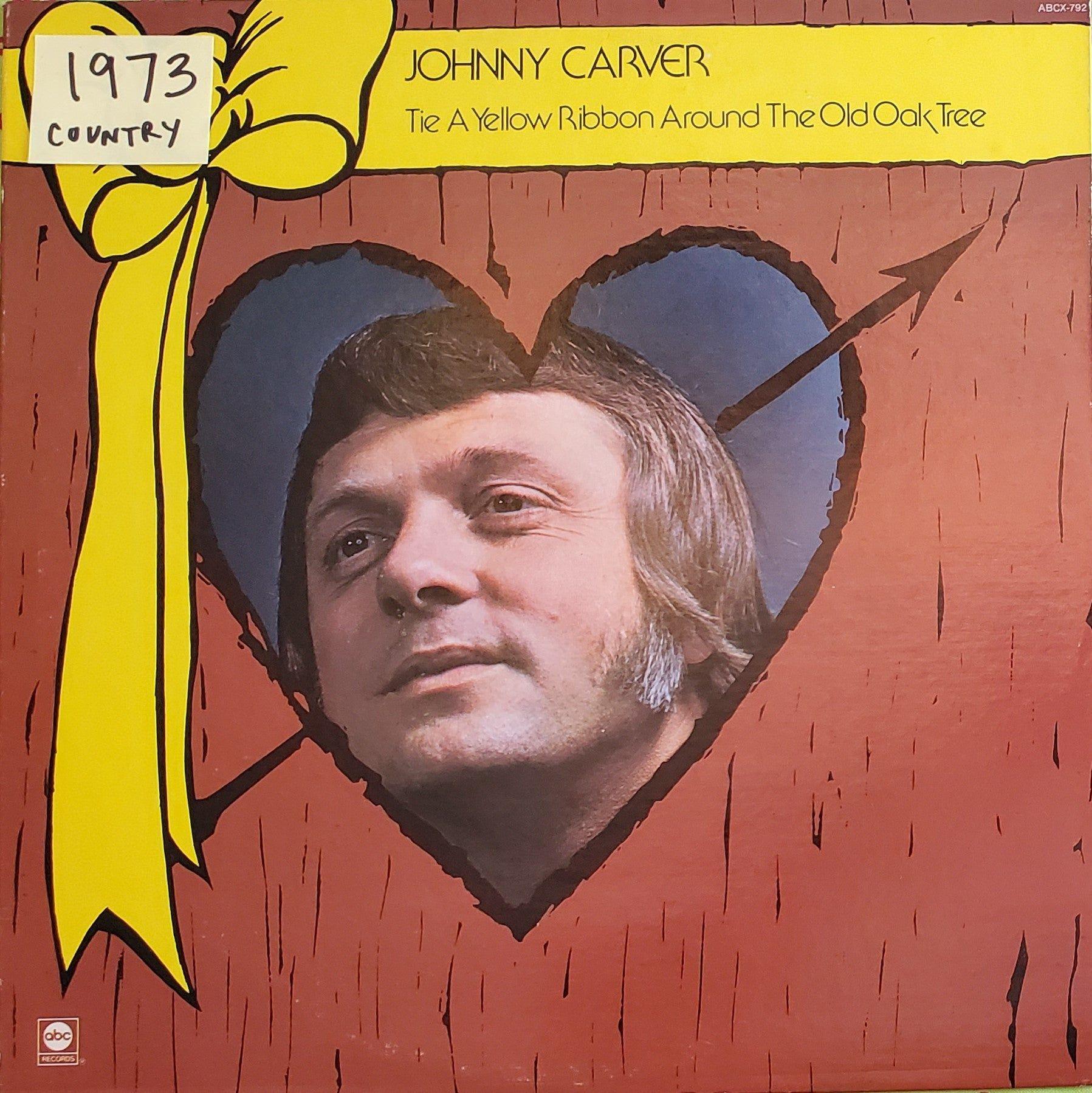 Portada de Álbum "Tie A Yellow Ribbon Around The Old Oak Tree", de Johnny Carver