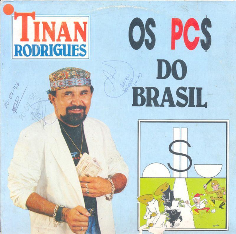 Portada de Álbum "Os PCs do Brasil", de Tinan Rodrigues