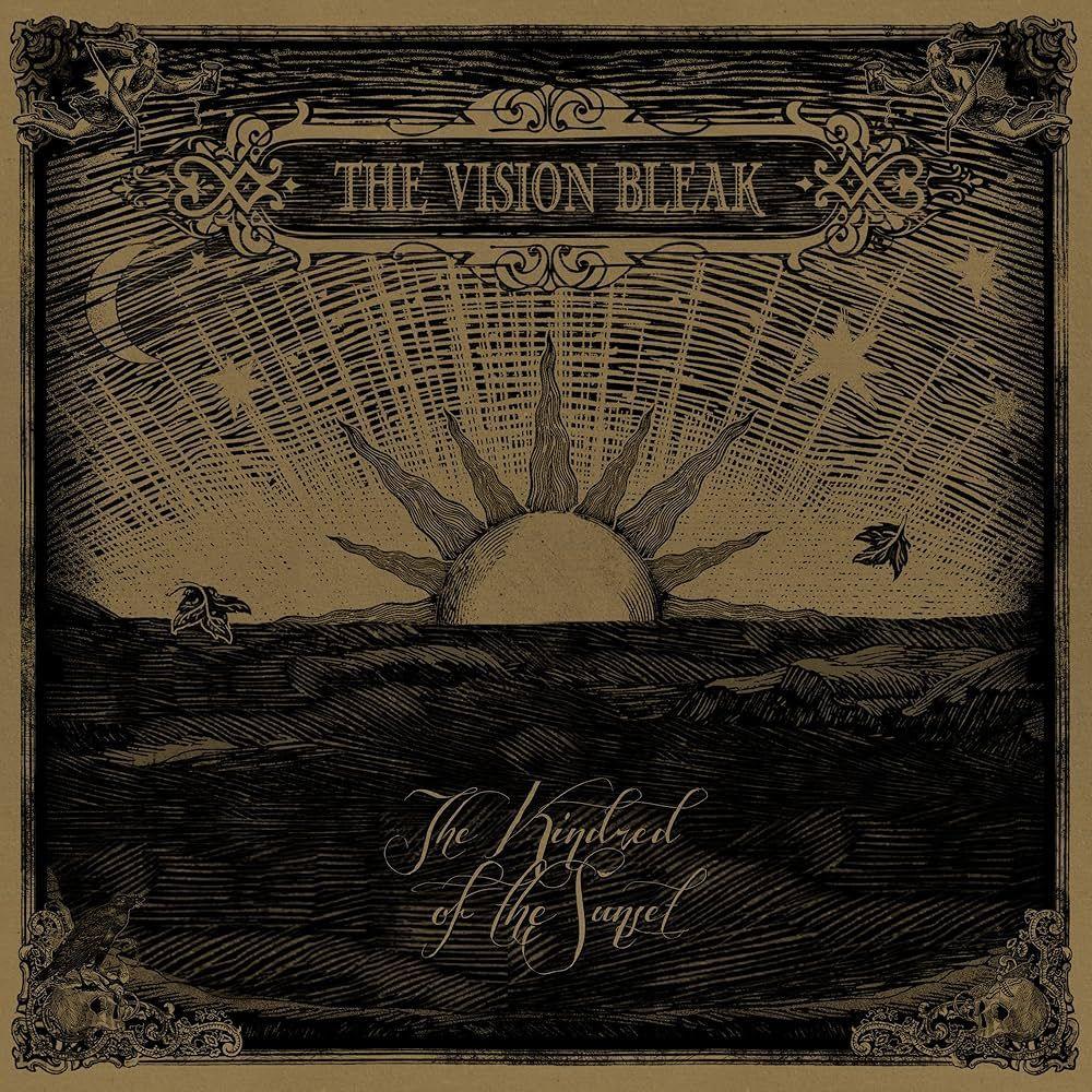 Portada de Sencillo/EP "The Kindred of the Sunset", de The Vision Bleak