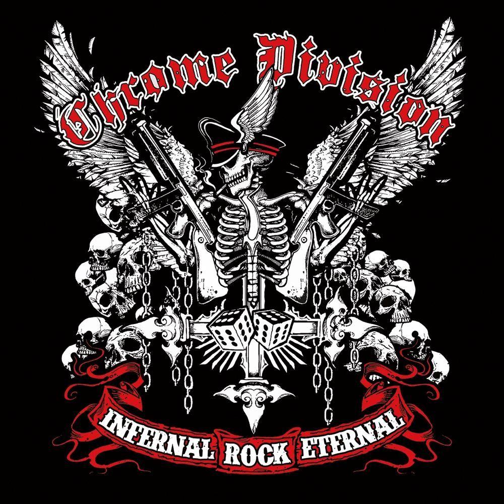 Capa do Álbum "Infernal Rock Eternal", de Chrome Division