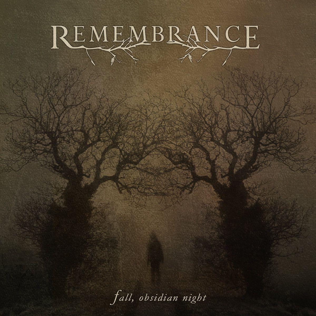Portada de Álbum "Fall, Obsidian Night", de Remembrance