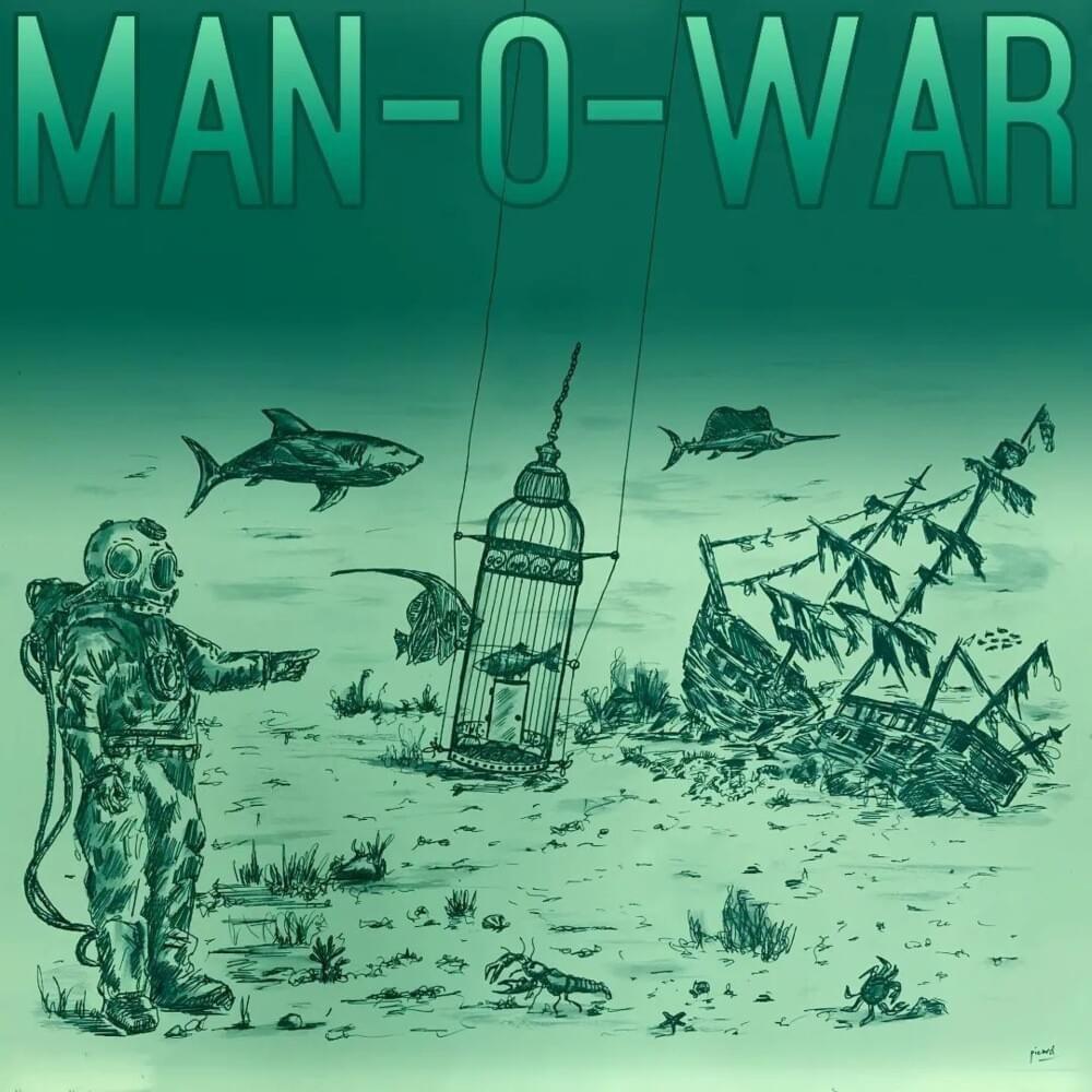 Portada de Álbum "Man-O-War", de Fish In a Birdcage