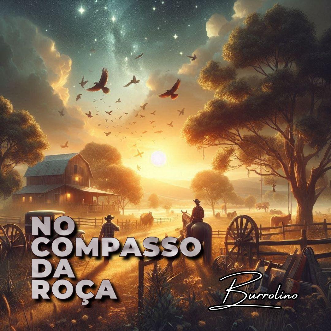 Portada de Álbum "No Compasso da Roça", de Burrolino