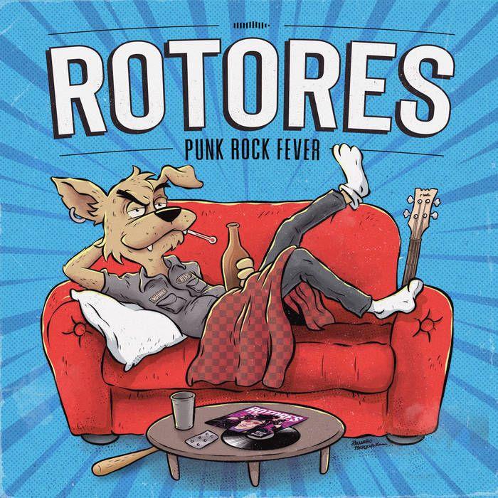 Portada de Álbum "Punk Rock Fever", de Rotores