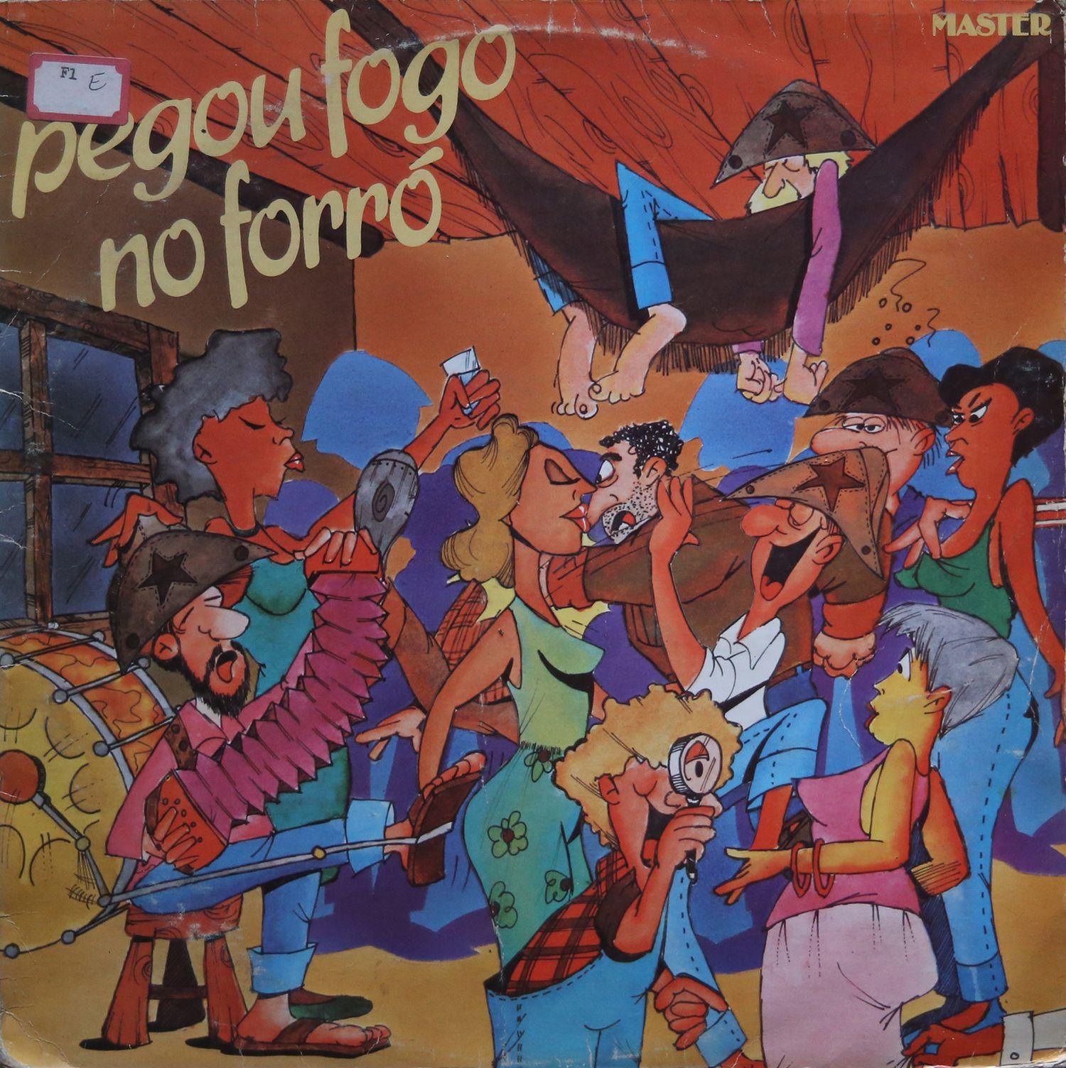 Portada de Álbum "Pegou Fogo no Forró", de Zé do Baião