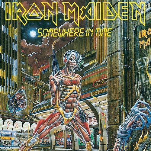Portada del álbum "Somewhere In Time", de Iron Maiden