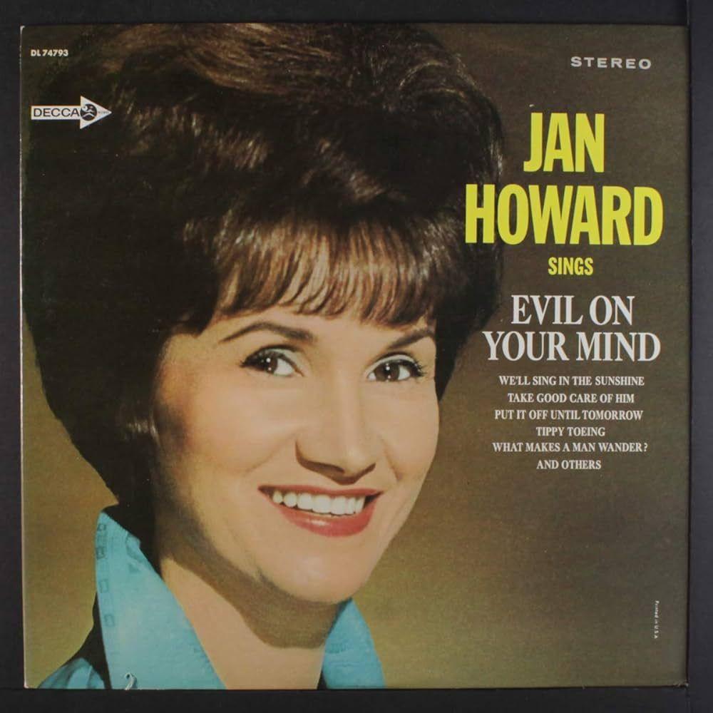 Portada de Álbum "Sings Evil On Your Mind", de Jan Howard