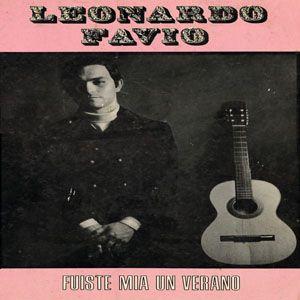 Portada de Álbum "Fuiste Mia Un Verano", de Leonardo Favio