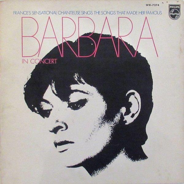 Capa do Álbum "Barbara In Concert", de Barbara
