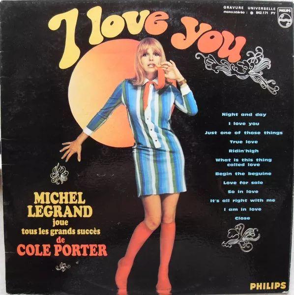 Capa do álbum "I Love You", de Michel Legrand