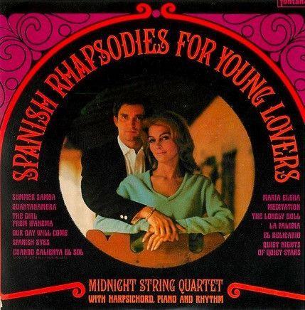 Capa do Álbum "Spanish Rhapsodies For Young Lovers", de Midnight String Quartet