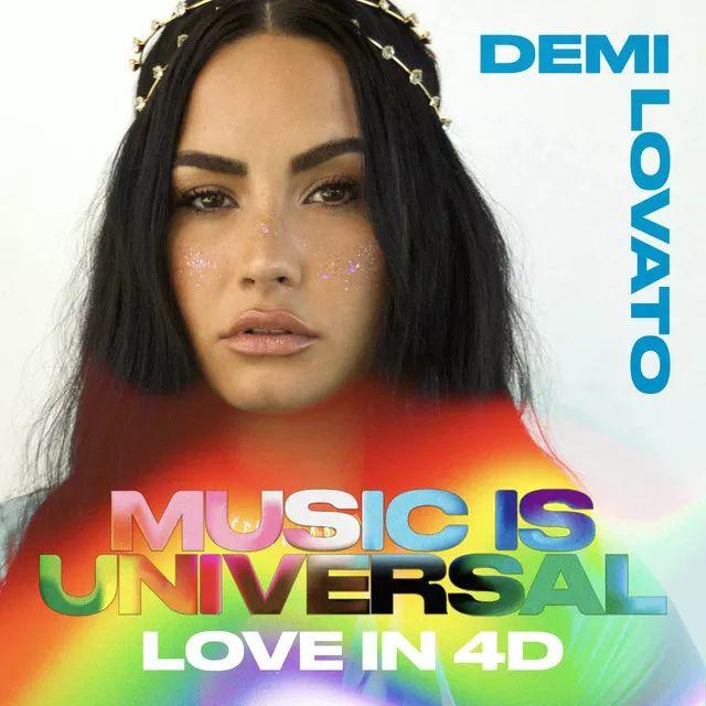 Album cover of "Love In 4D" by Demi Lovato