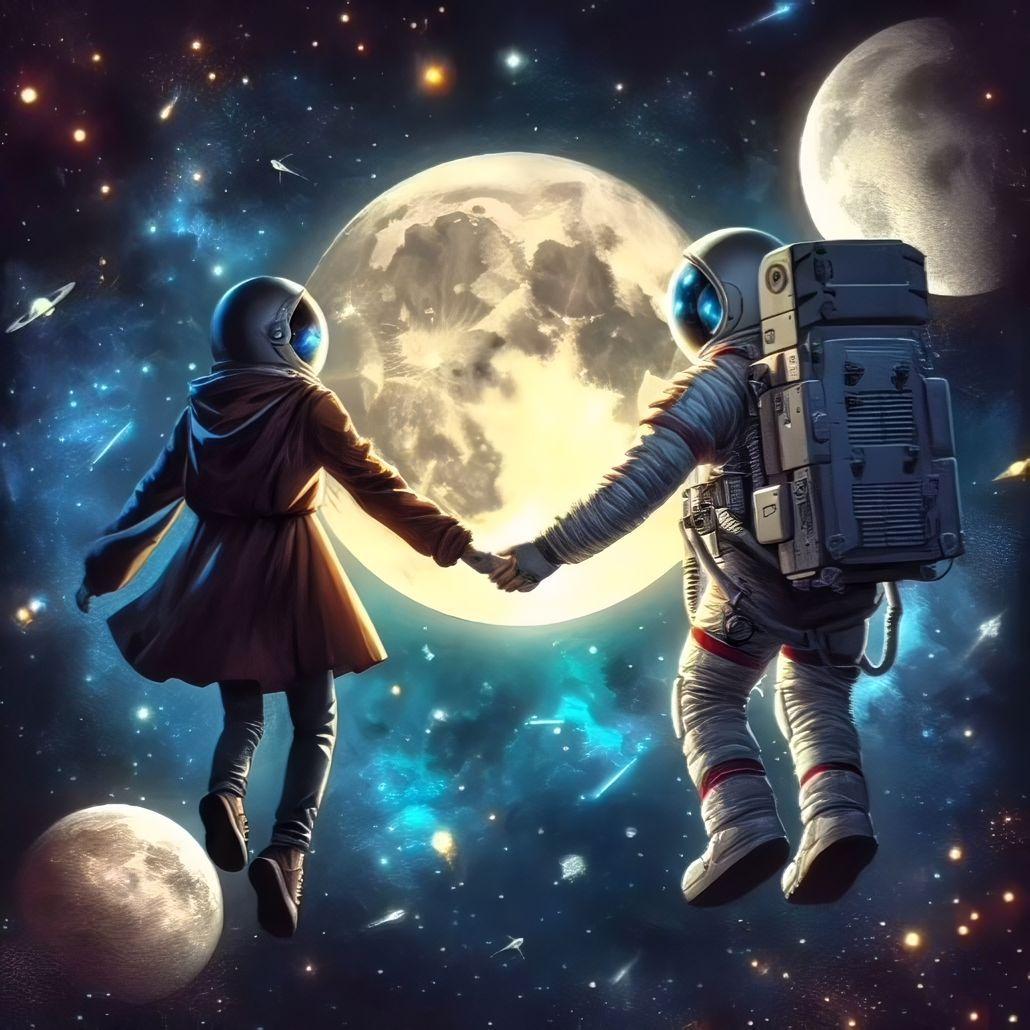 Portada de Sencillo/EP "Canción De Un Astronauta", de Desastre 8 Music