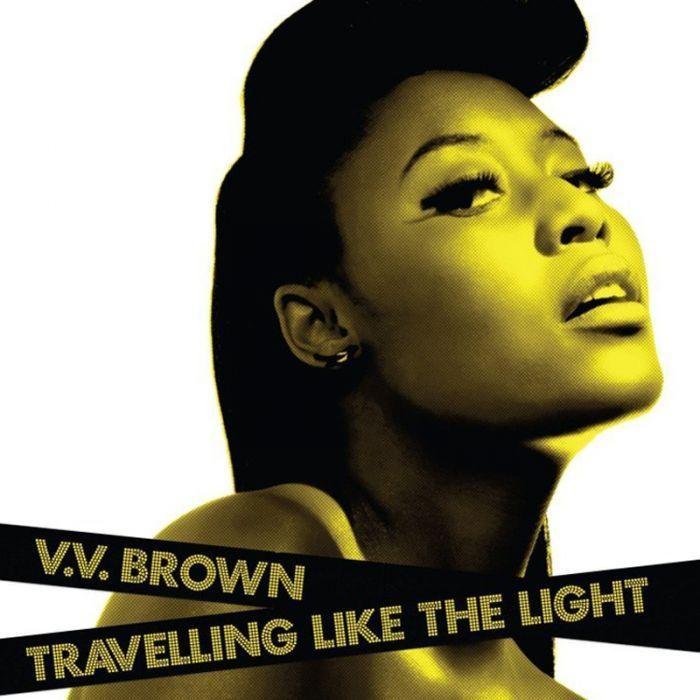Capa do Álbum "Travelling Like The Light", de VV Brown