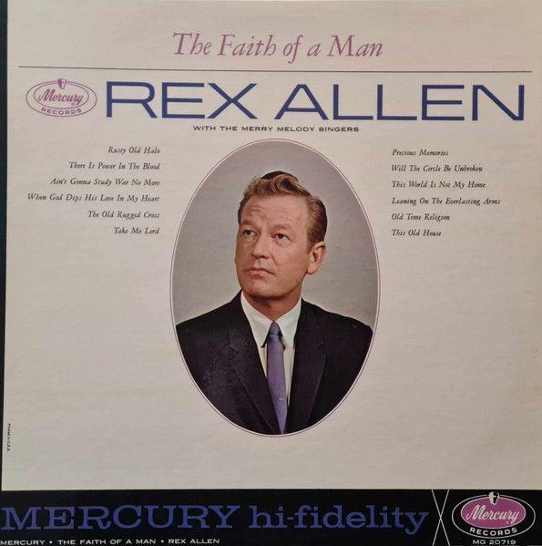 Portada de Álbum "The Faith Of A Man", de Rex Allen