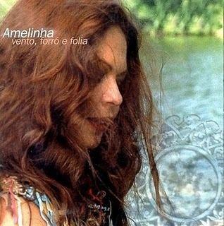 Portada de Álbum "Amelinha ‎– Vento, Forró e Folia", de Amelinha