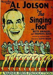 Portada de Álbum "Al Jolson In The Singing Fool", de Al Jolson