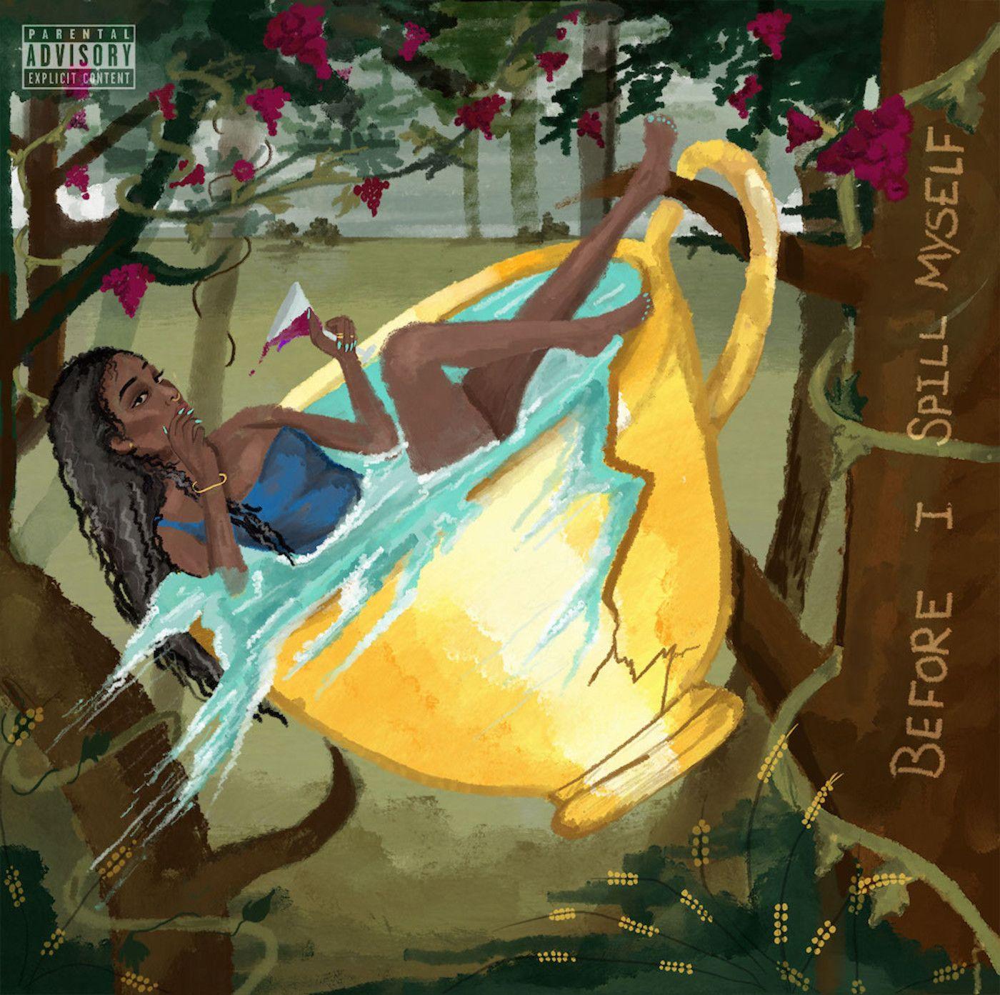 Portada de Álbum "Before I Spill Myself", de TeaMarrr