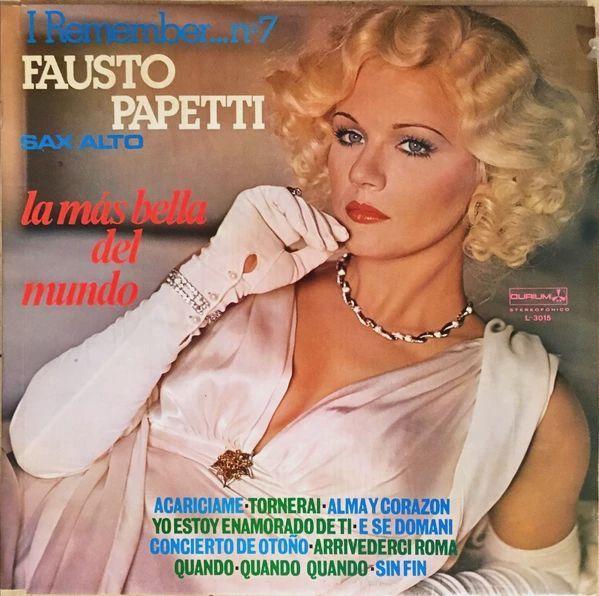 Capa do álbum "I Remember... N°7", de Fausto Papetti