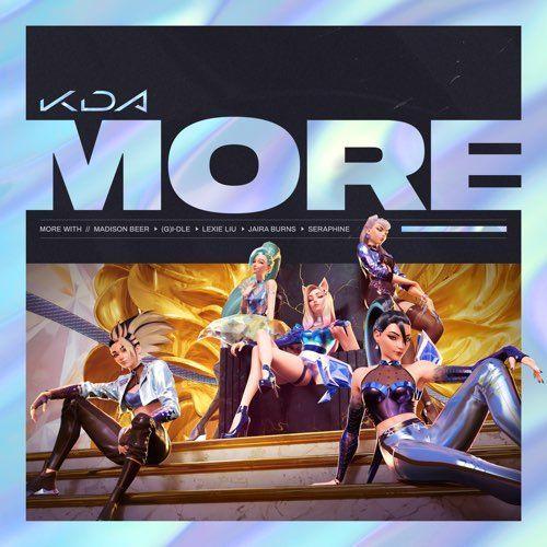 Portada de Sencillo/EP "MORE", de K/DA