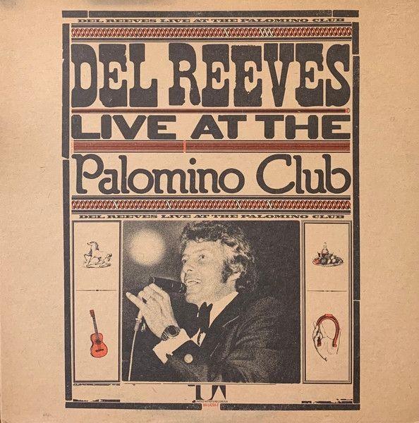 Portada de Álbum "Live At The Palomino Club", de Del Reeves