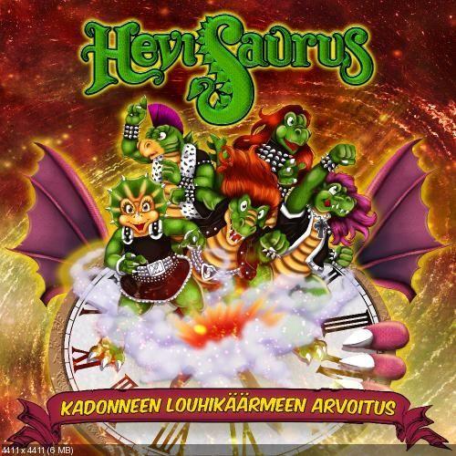 Portada de Álbum "Kadonneen Louhikäärmeen Arvoitus", de Hevisaurus