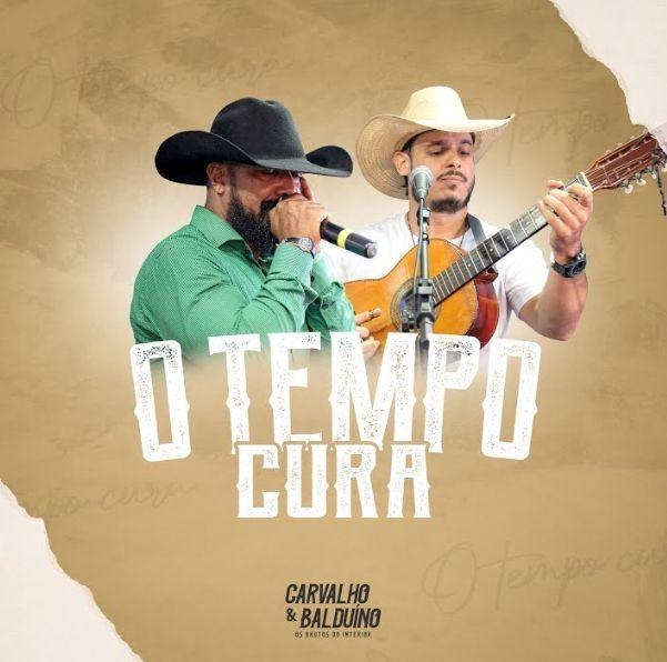 Capa do Single/EP "O Tempo Cura", de Carvalho e Balduíno