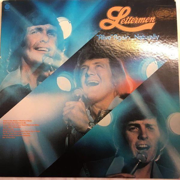 Capa do Álbum "Alive Again...Naturally", de The Lettermen