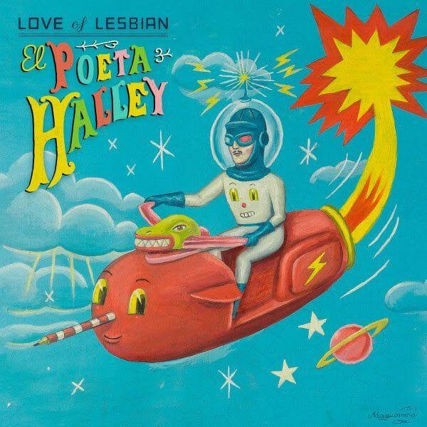 Portada de Álbum "El Poeta Halley", de Love of Lesbian
