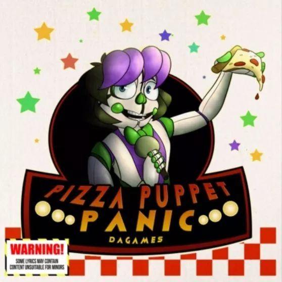 Capa do Álbum "Pizza Puppet Panic", de DAGames