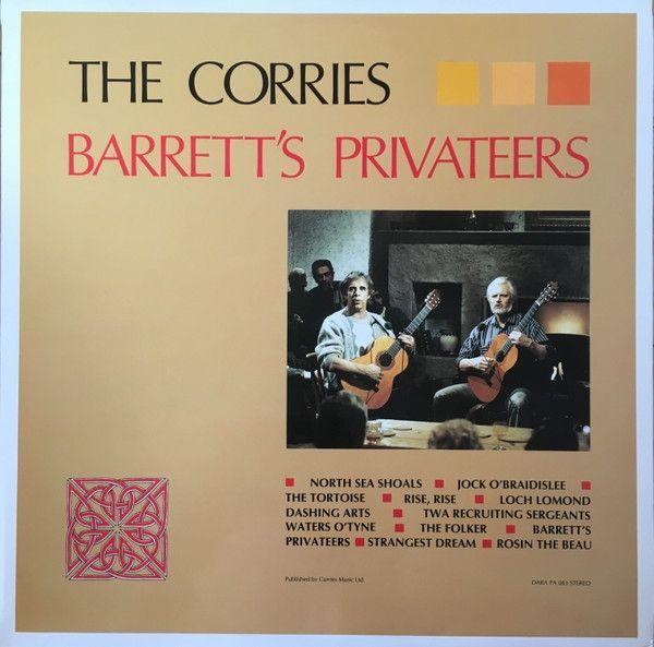 Portada de Álbum "Barrett's Privateers", de Corries