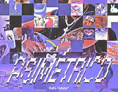 Portada de Sencillo/EP "Asimétrico", de Rafa Pabön