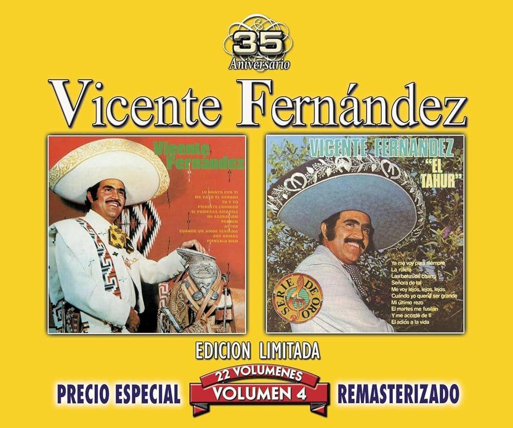 Portada de Álbum "35 Anniversary re Mastered Series, Vol 4", de Vicente Fernández