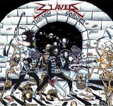 Capa do Álbum "Thrash Forces", de Slaver
