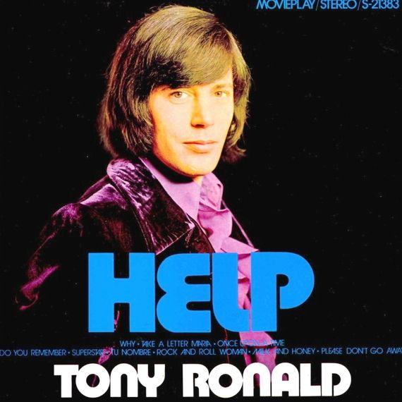 Portada de Álbum "Help", de Tony Ronald