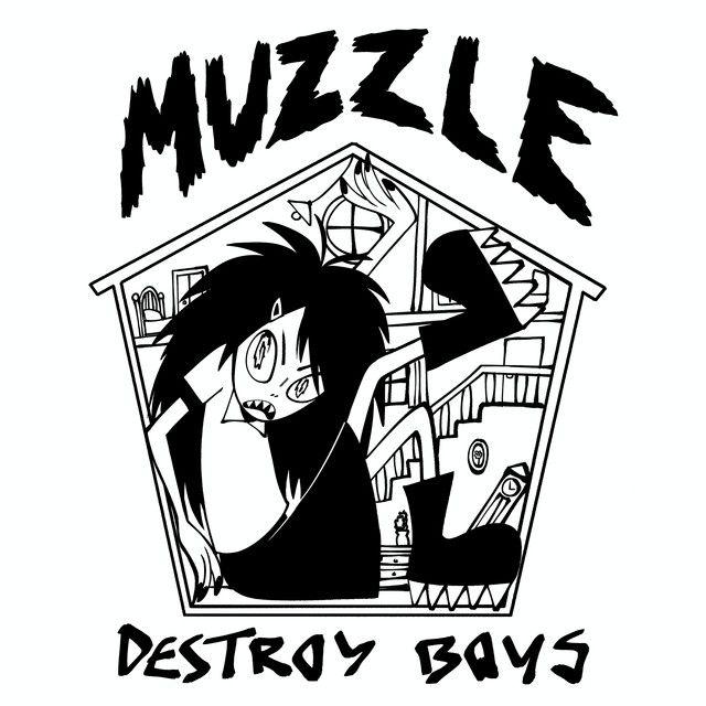 Capa do álbum "Muzzle", de Destroy Boys