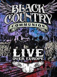 Portada de Álbum "Live Over Europa", de Black Country Communion