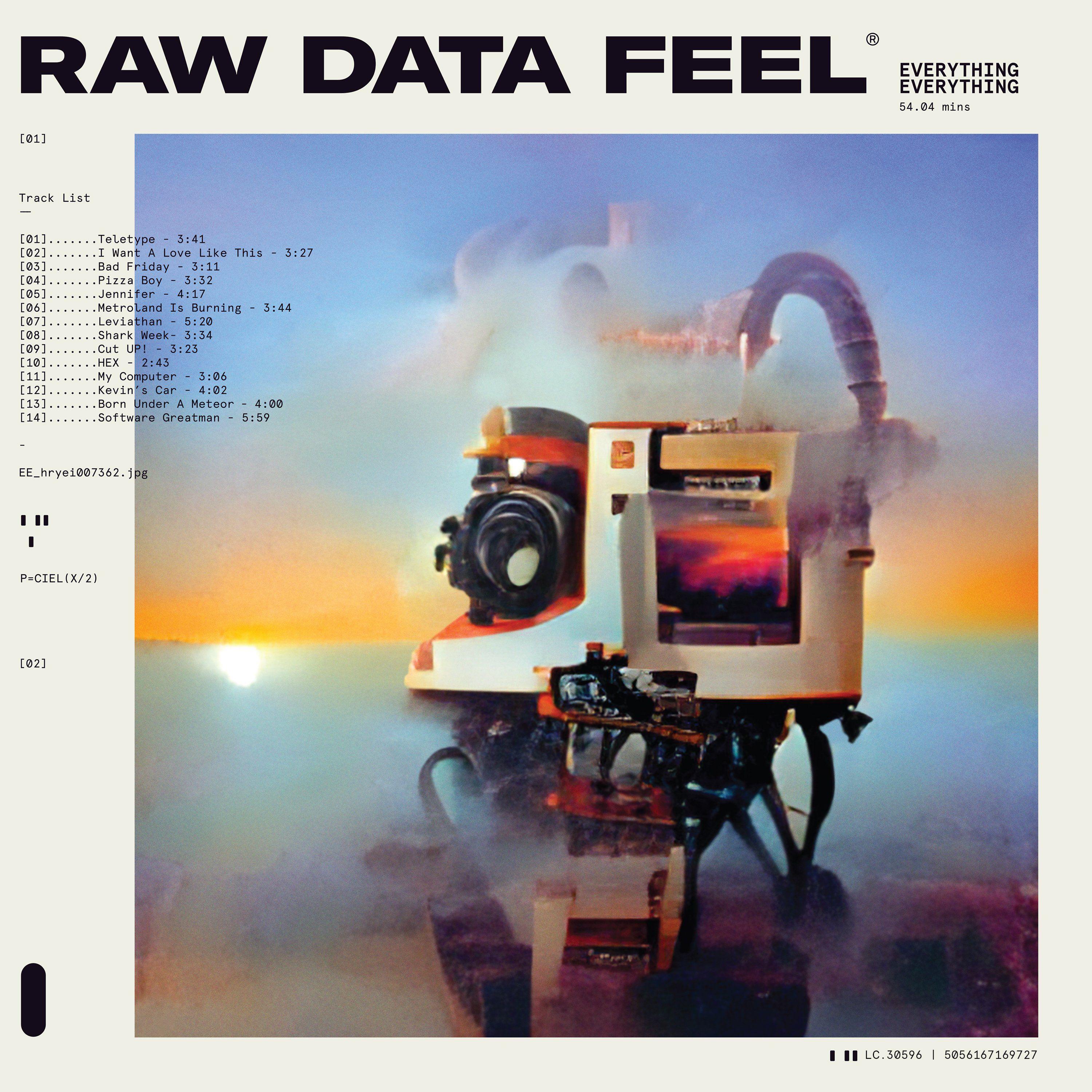 Album cover of "Raw Data Feel" by Everything Everything
