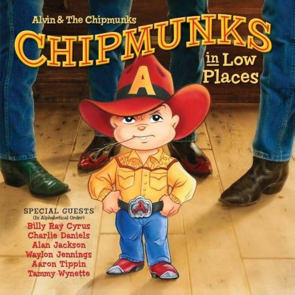 Album cover of "Chipmunks In Low Places" by The Chipmunks