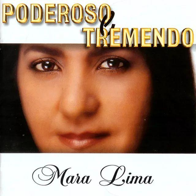 Capa do álbum "Poderoso e Tremendo", de Mara Lima